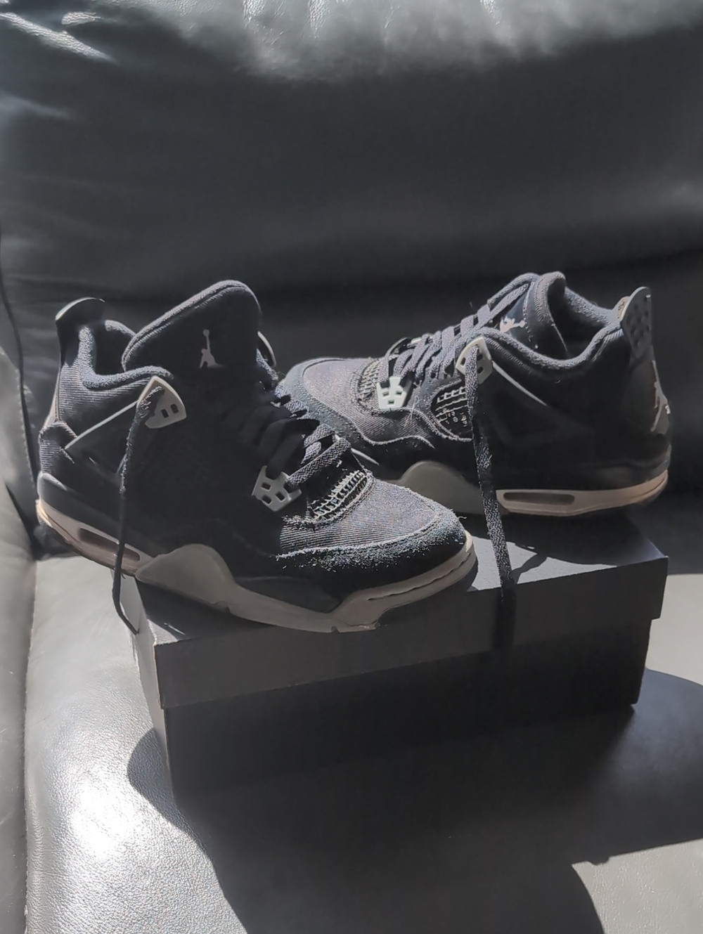 Jordan 4 Retro Black Canvas